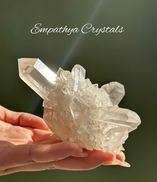 White Crystal Cluster