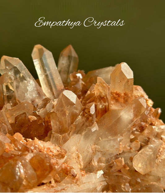Red Skin Crystal Cluster